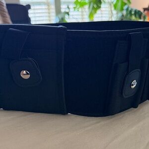 Black holster Belt with Pockets